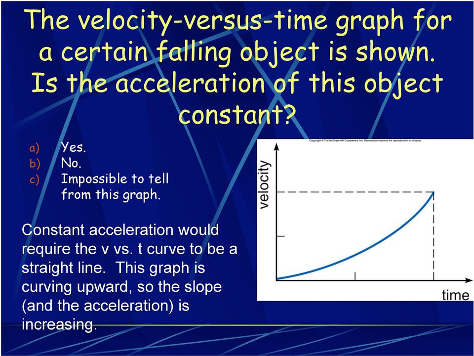 c) Impossible to tell from this graph. constant?