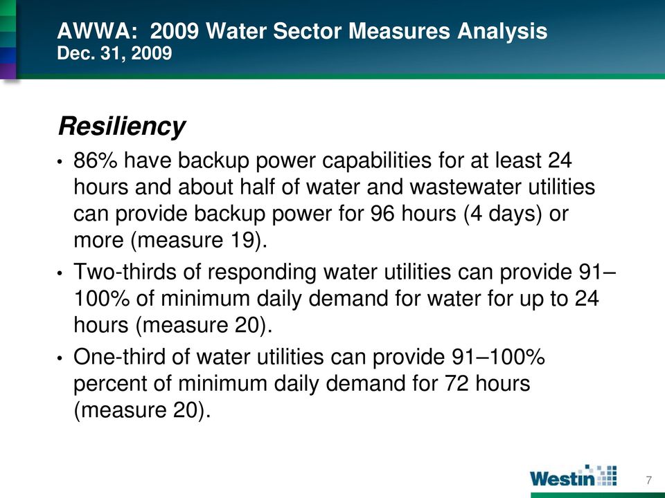 utilities can provide backup power for 96 hours (4 days) or more (measure 19).