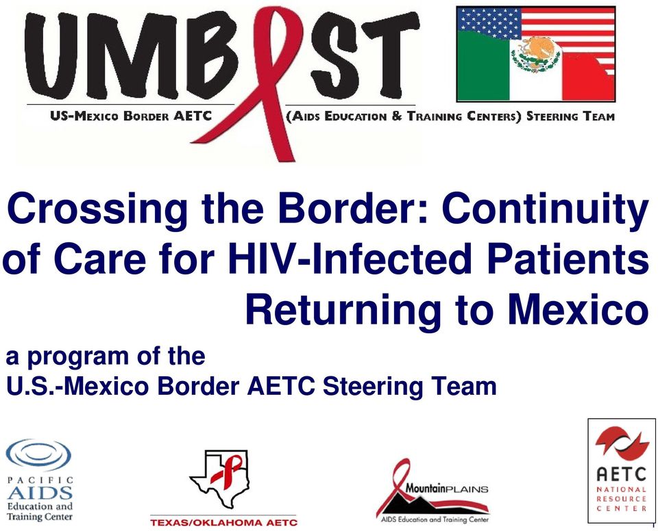 Returning to Mexico a program of