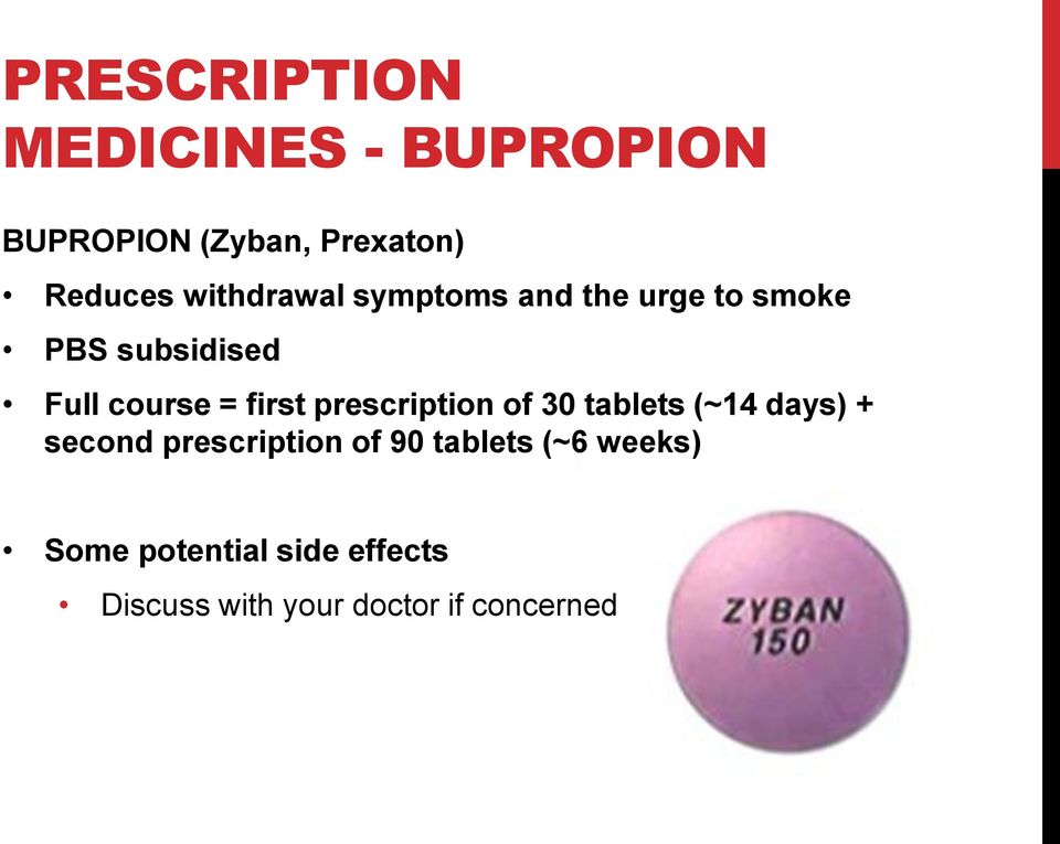 first prescription of 30 tablets (~14 days) + second prescription of 90
