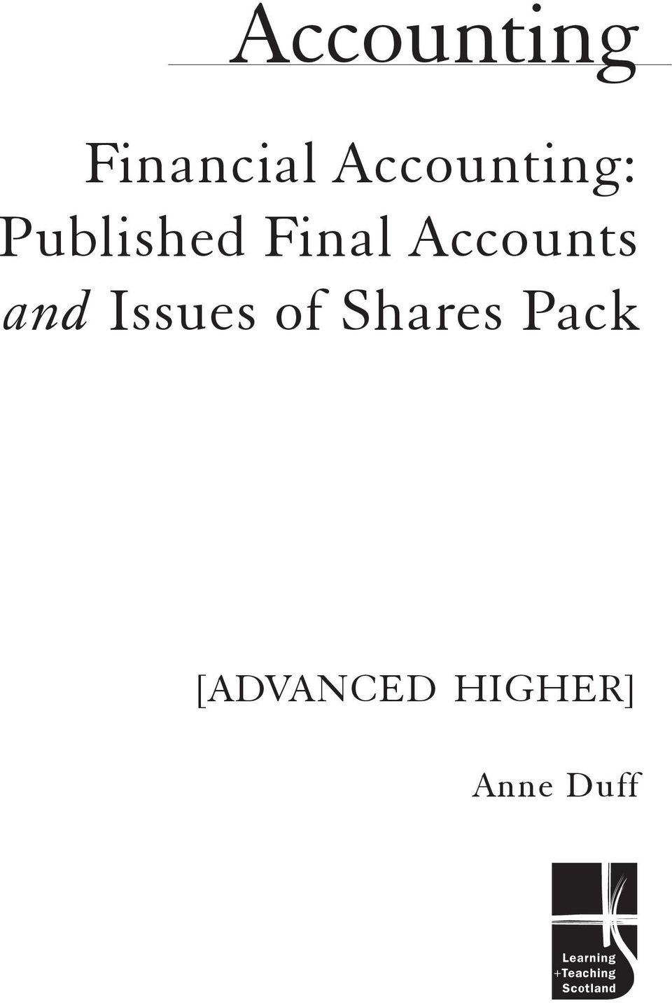 Accounts and Issues of