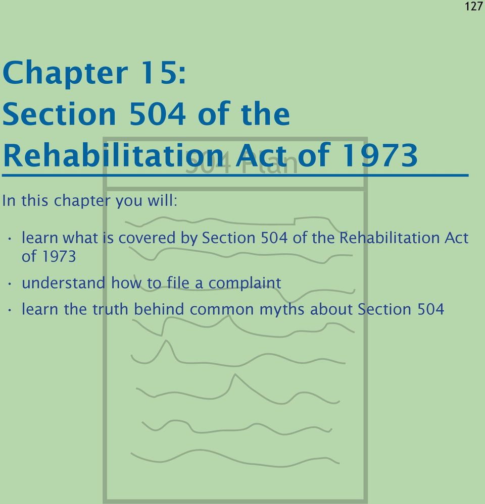 Section 504 of the Rehabilitation Act of 1973 understand how to