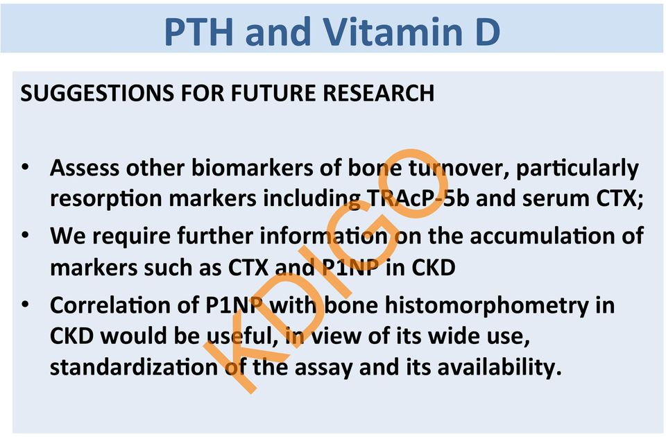 on of markers such as CTX and P1NP in CKD Correla?