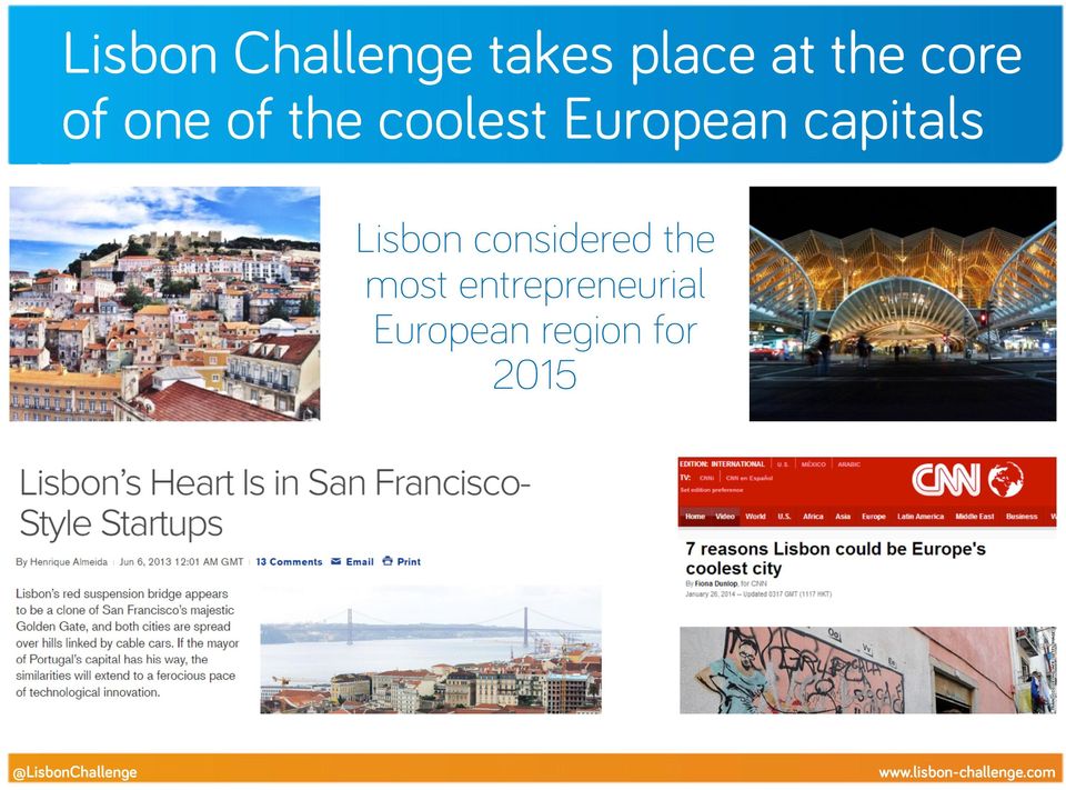 Lisbon considered the most entrepreneurial European