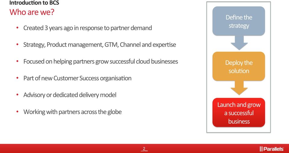 management, GTM, Channel and exper3se Focused on helping partners grow successful cloud businesses