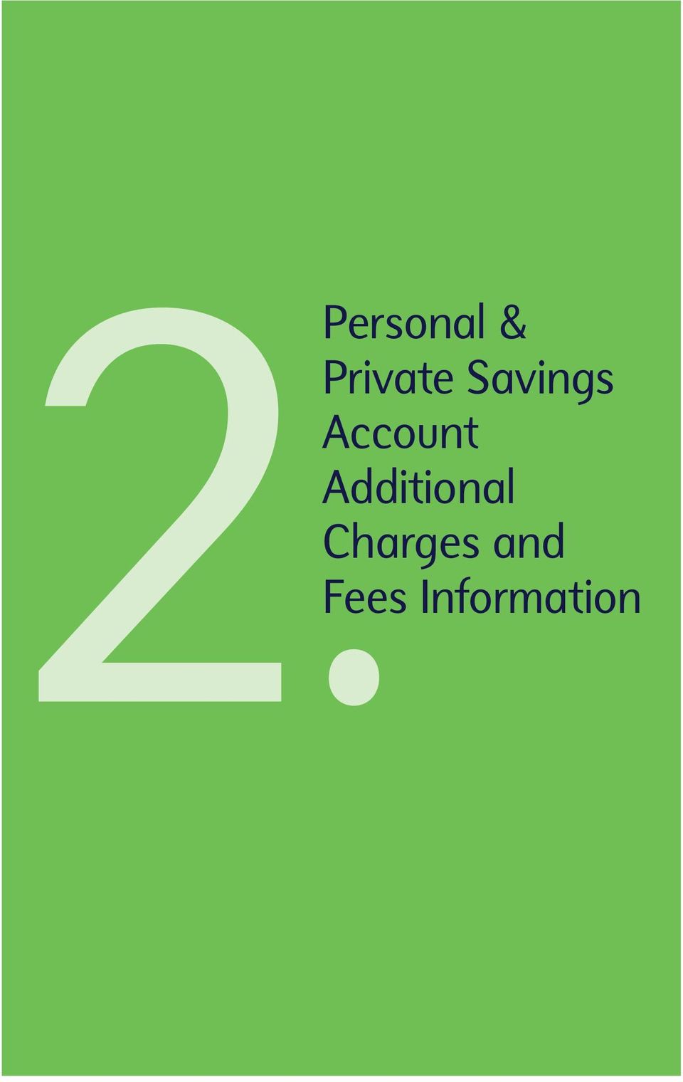 Charges and Fees