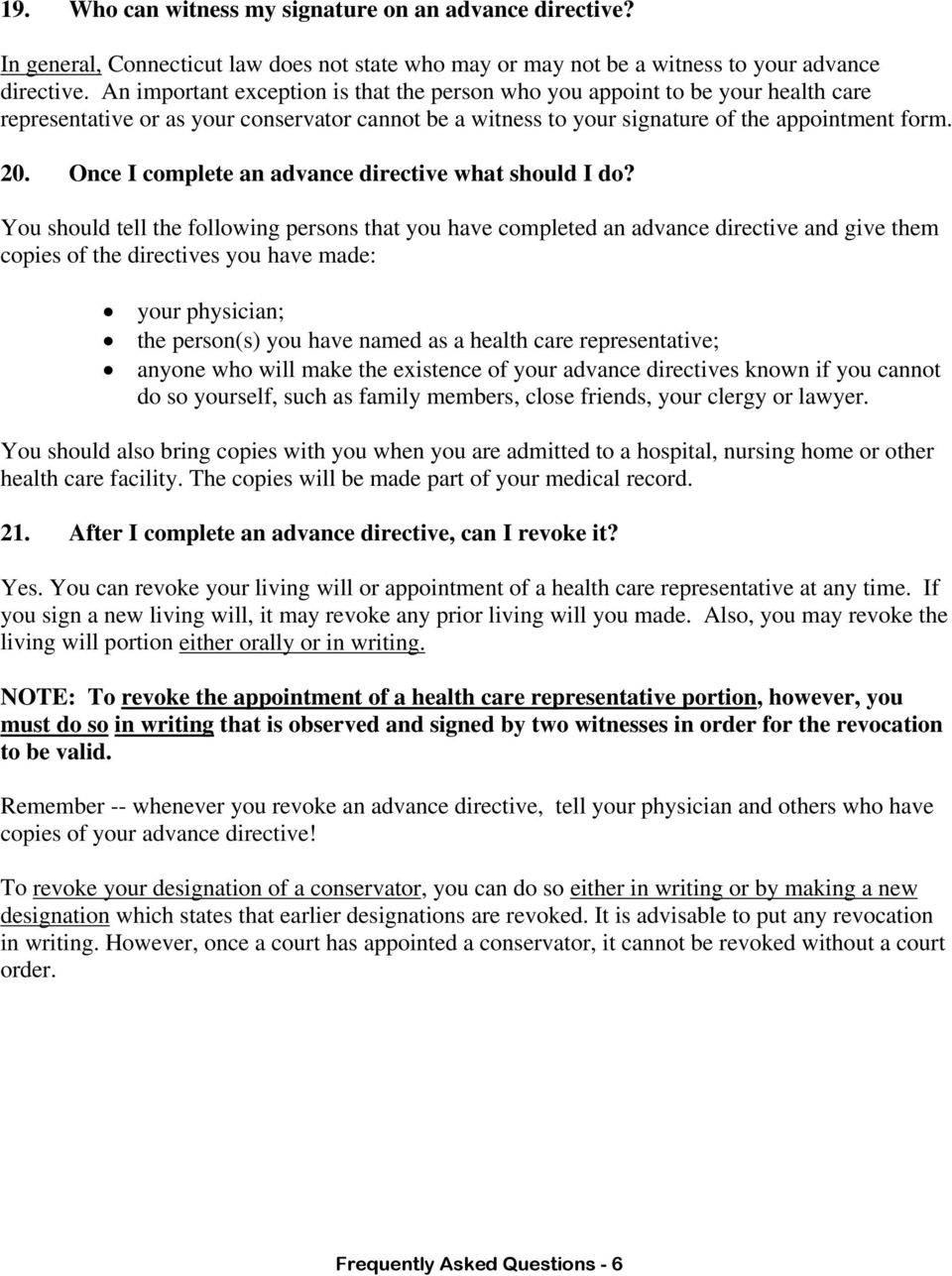 Once I complete an advance directive what should I do?
