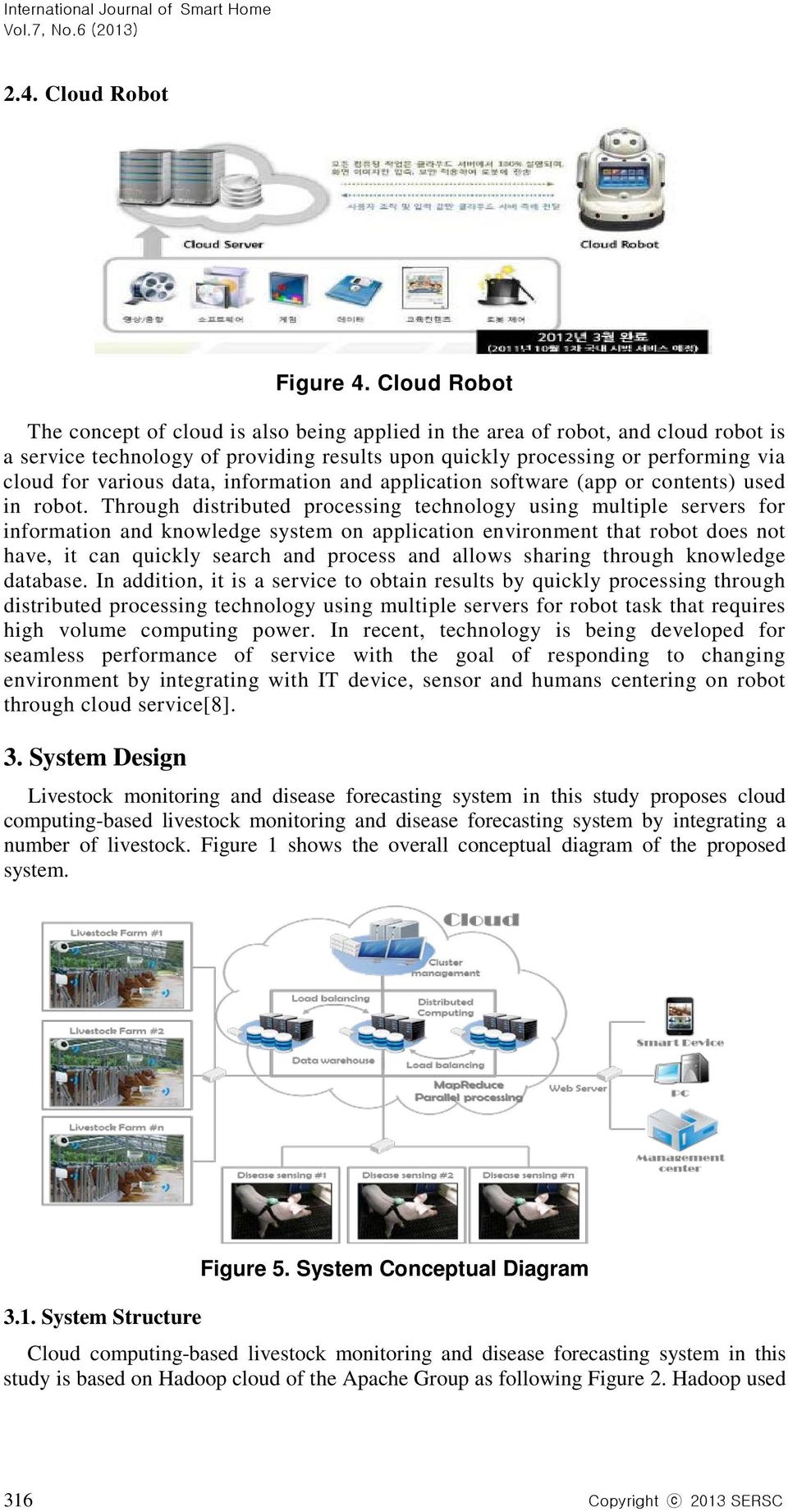 data, information and application software (app or contents) used in robot.
