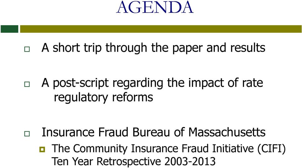 reforms Insurance Fraud Bureau of Massachusetts The
