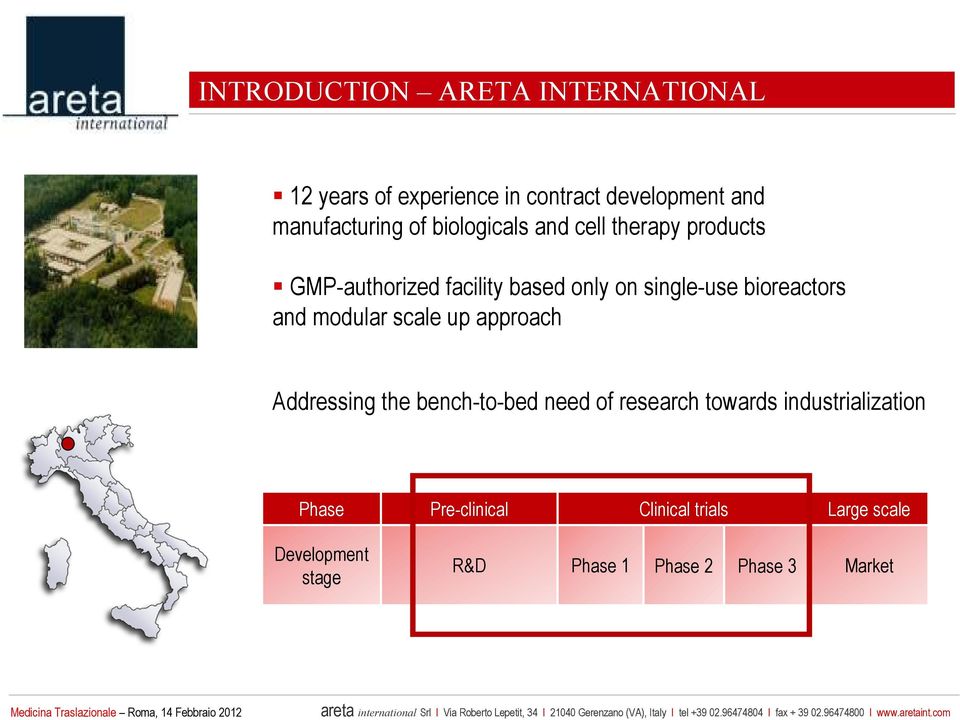 bioreactors and modular scale up approach Addressing the bench-to-bed need of research towards