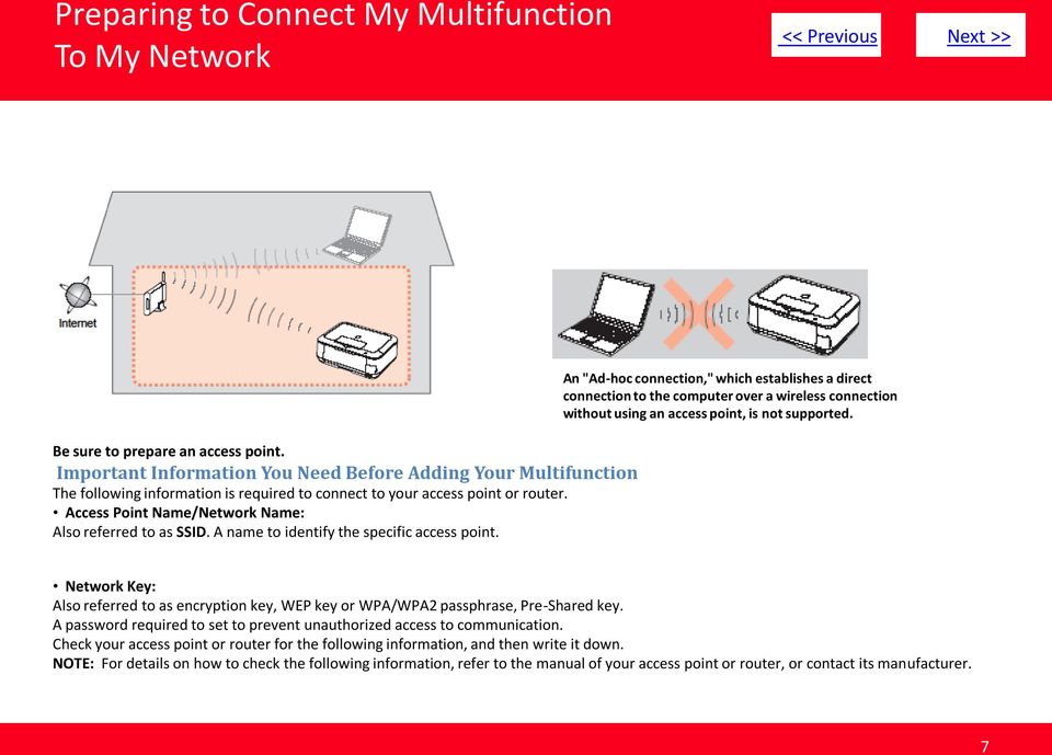 Access Point Name/Network Name: Also referred to as SSID. A name to identify the specific access point.