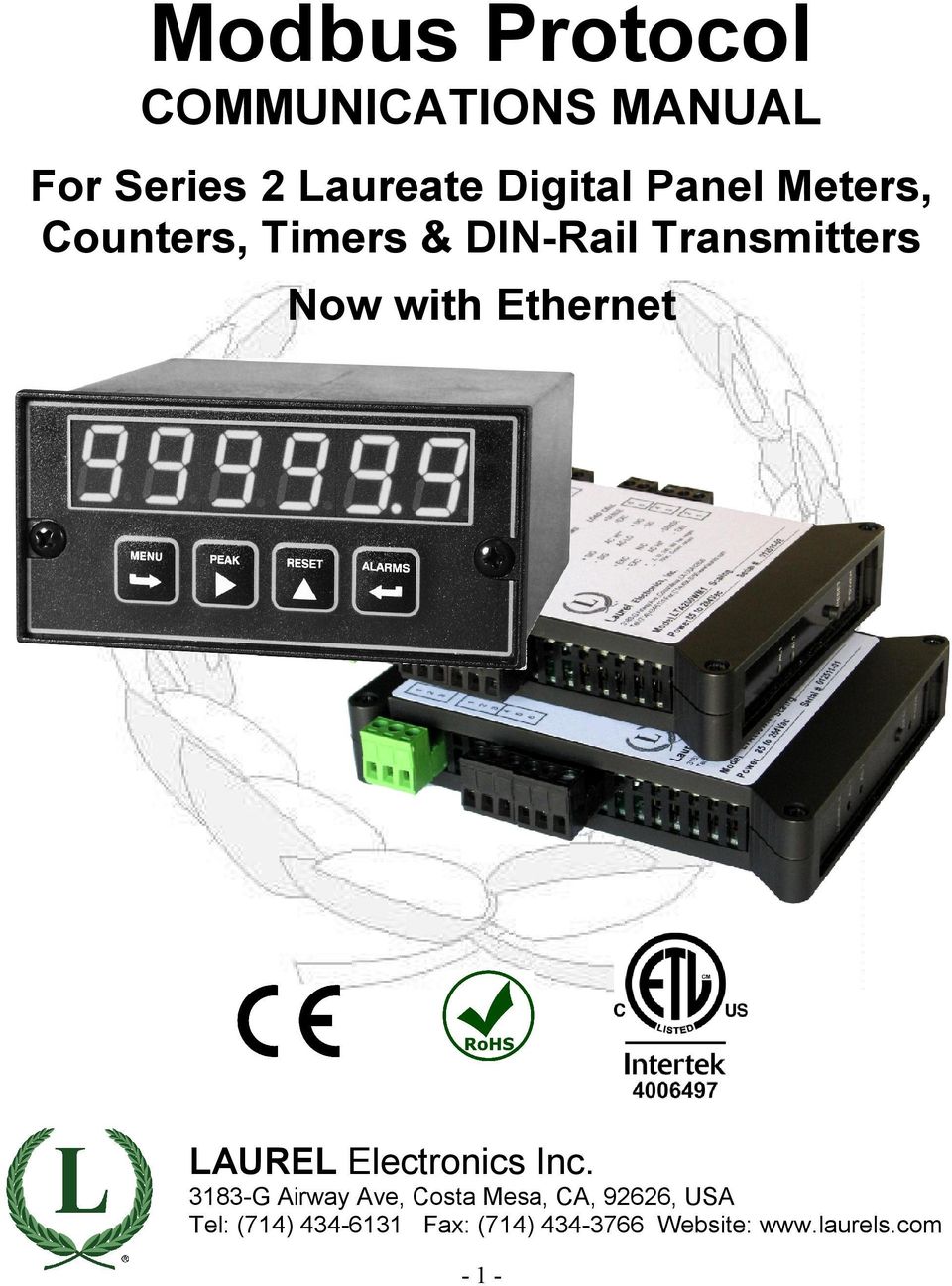 Ethernet LAUREL Electronics Inc.