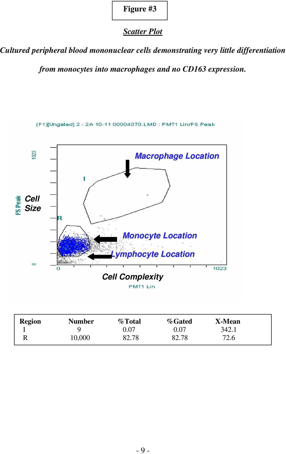 Macrophage Location Cell Size Monocyte Location Lymphocyte Location Cell Complexity
