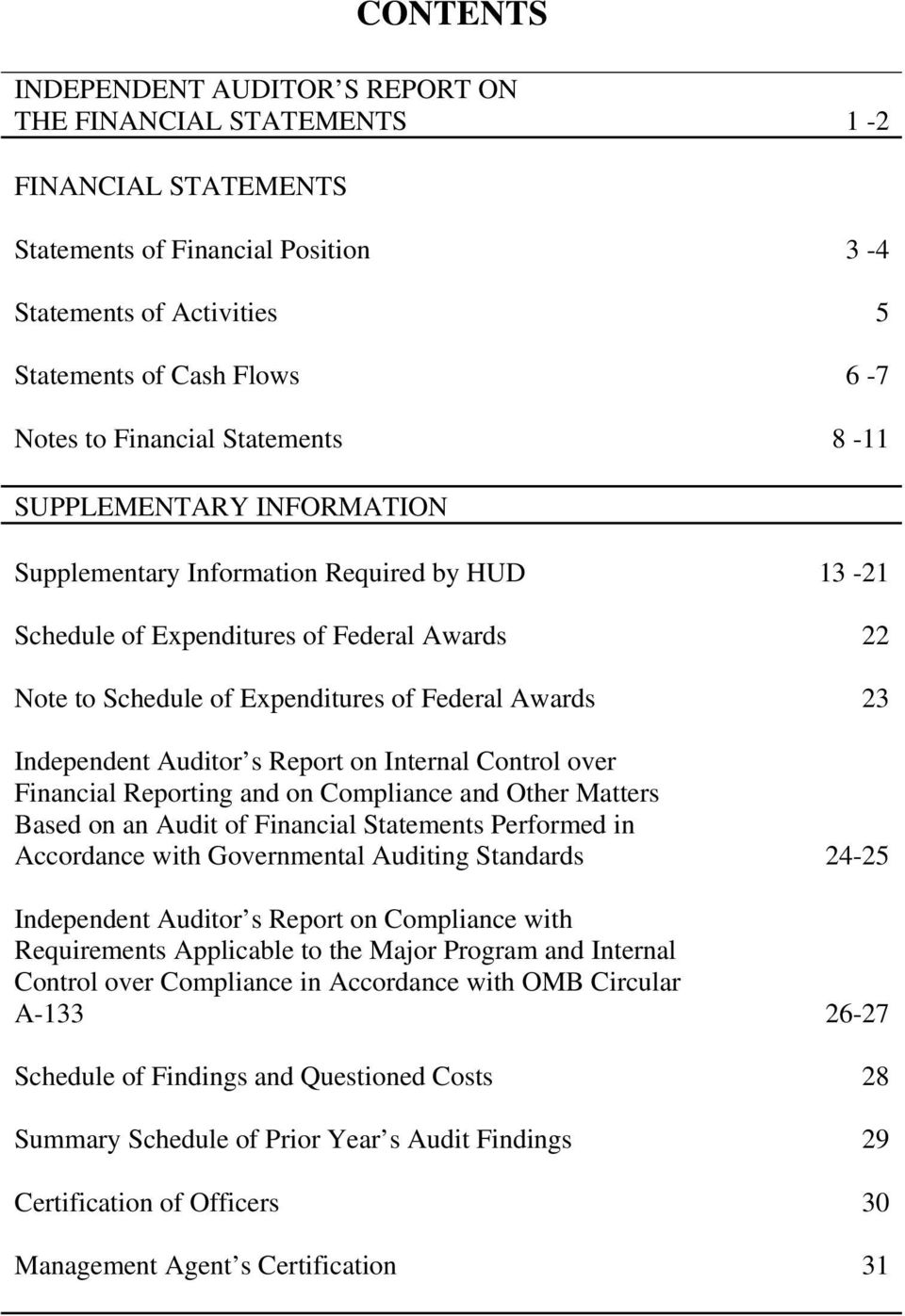 Independent Auditor s Report on Internal Control over Financial Reporting and on Compliance and Other Matters Based on an Audit of Financial Statements Performed in Accordance with Governmental