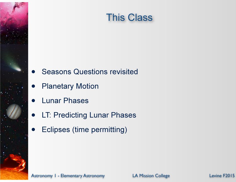 Lunar Phases LT: Predicting