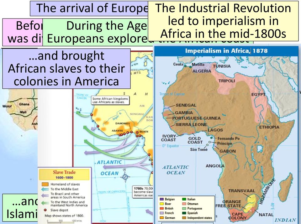 divided Europeans into tribal explored clans the Africa African in the coast
