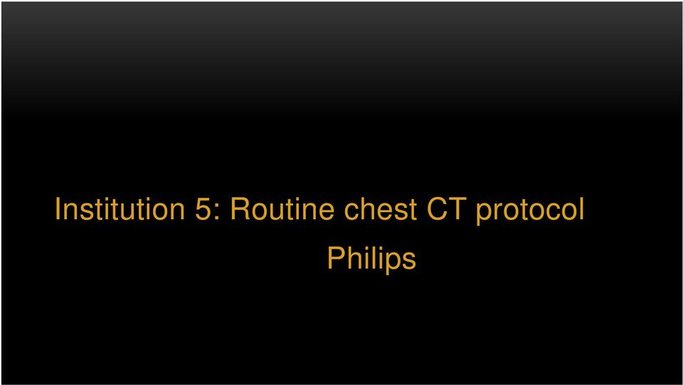 chest CT