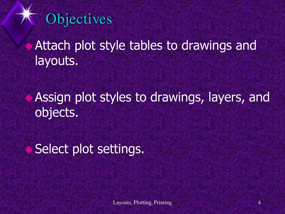 Assign plot styles to drawings, layers,