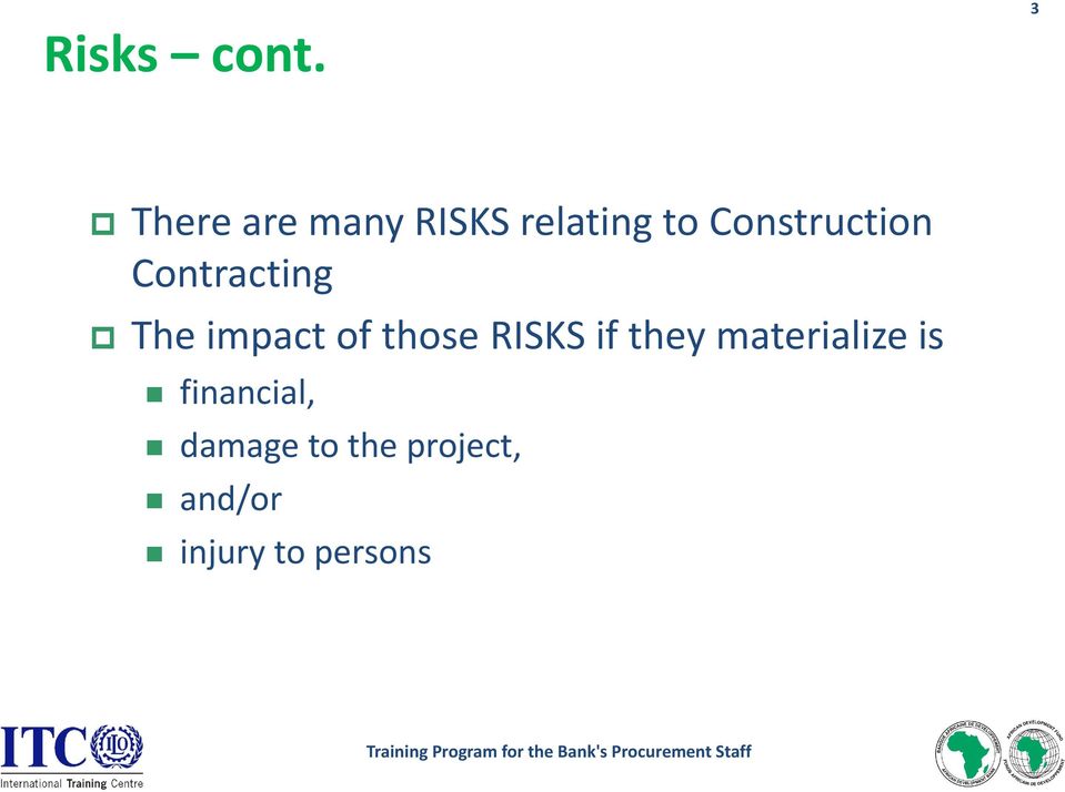 Construction Contracting The impact of those