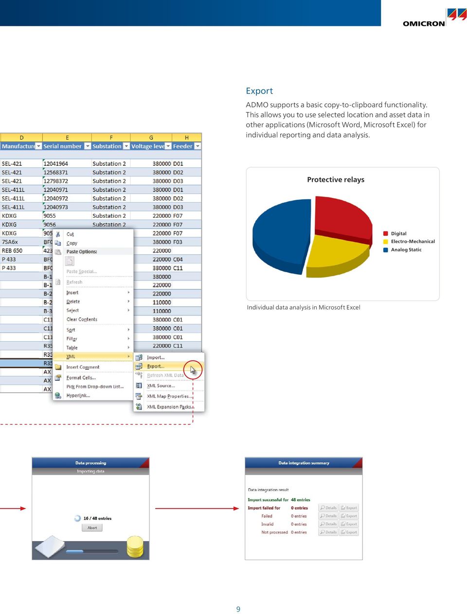 (Microsoft Word, Microsoft Excel) for individual reporting and data analysis.