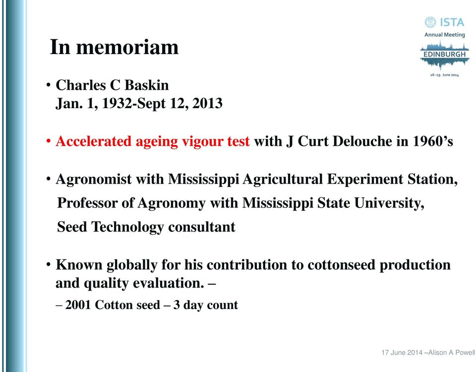 Agronomist with Mississippi Agricultural Experiment Station, Professor of Agronomy with