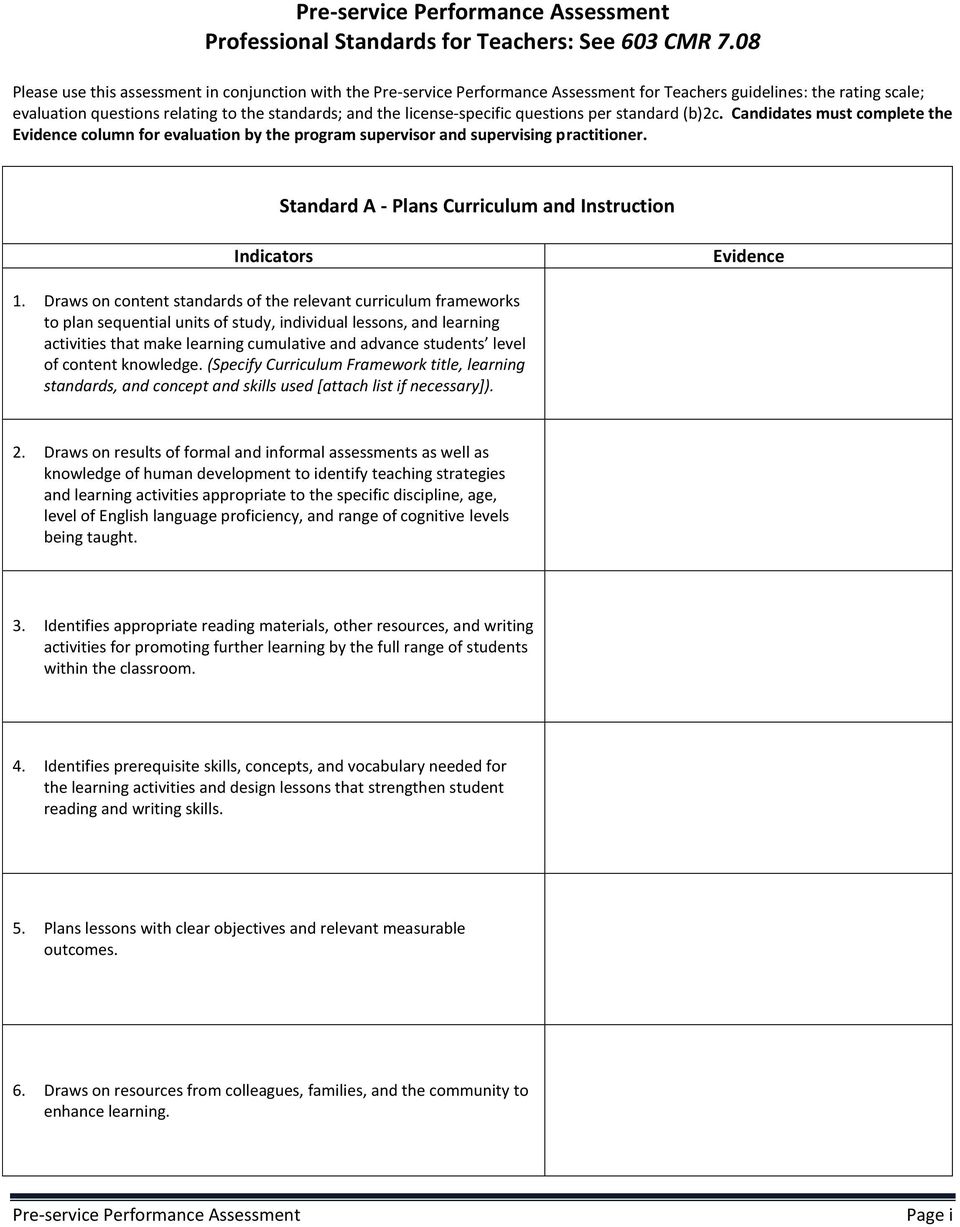 Draws on content standards of the relevant curriculum frameworks to plan sequential units of study, individual lessons, and learning activities that make learning cumulative and advance students