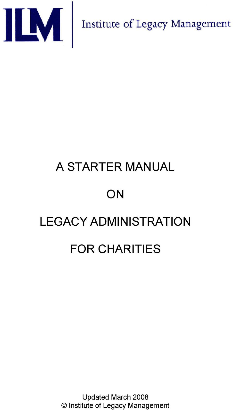 CHARITIES Updated March