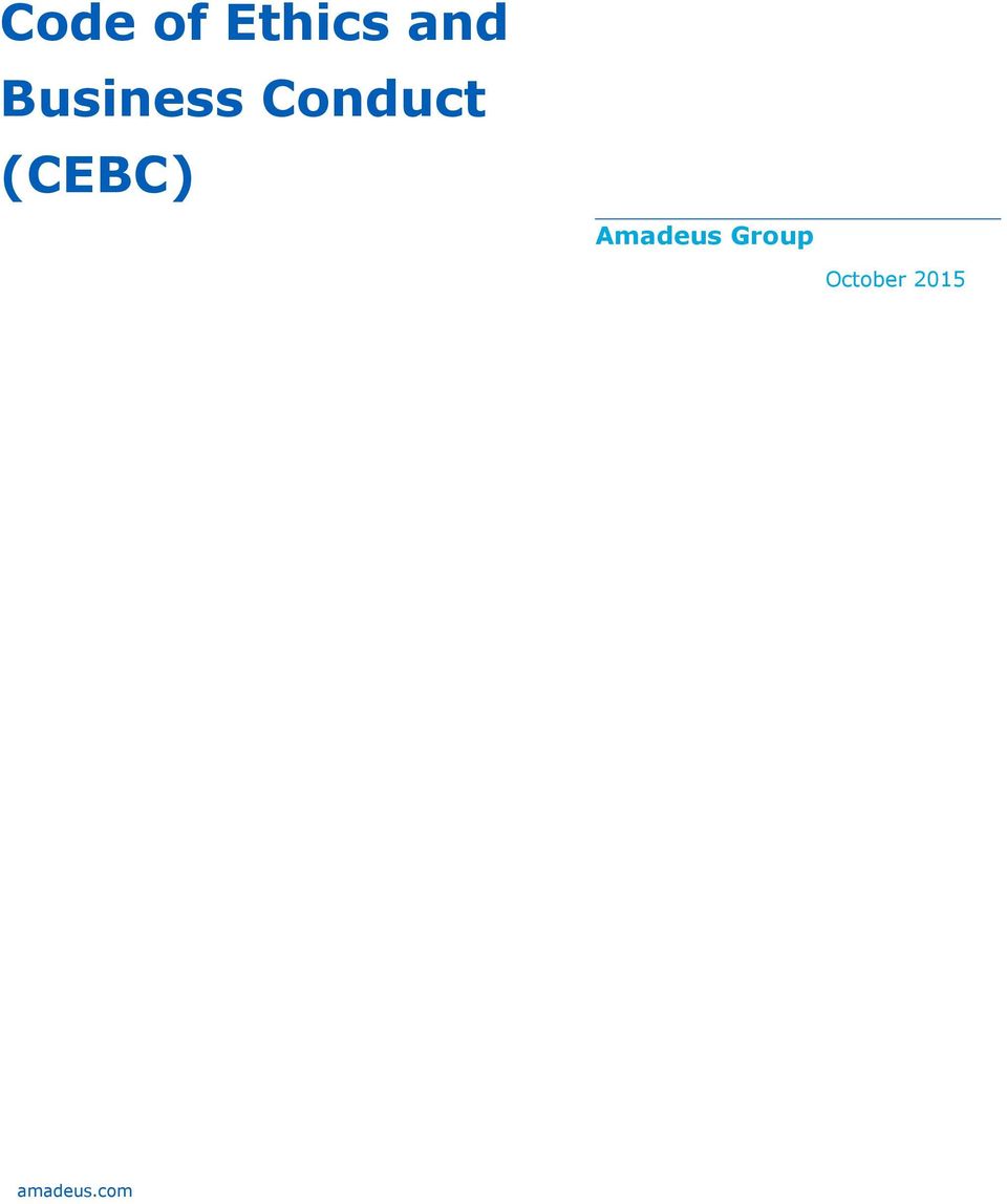 Conduct (CEBC)