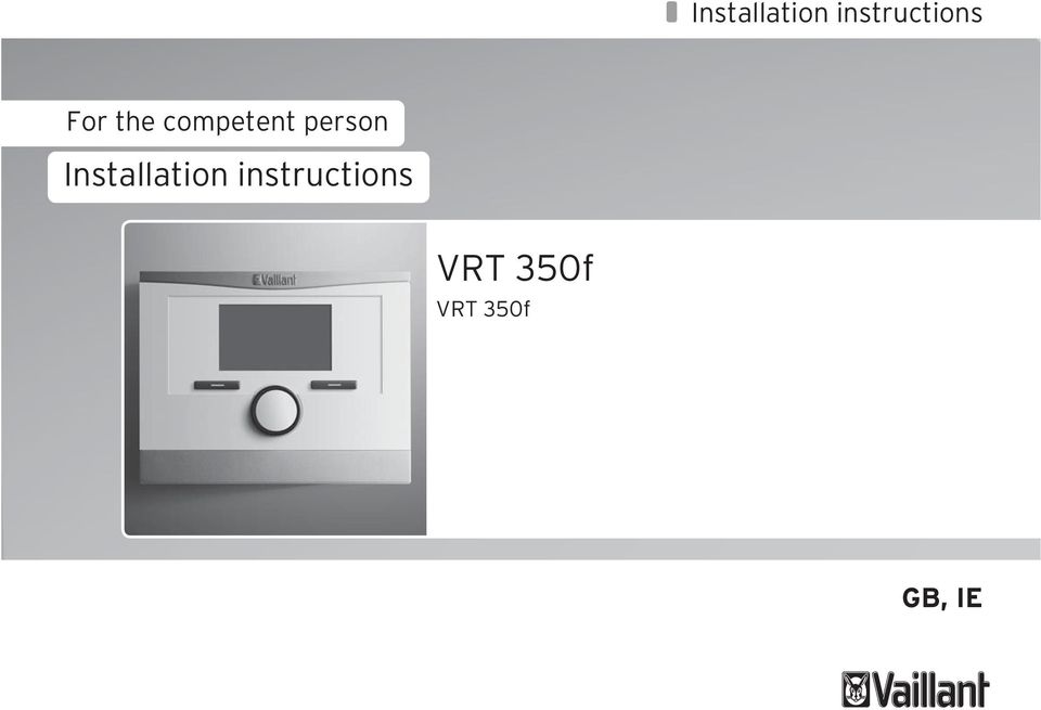 VRT 350f VRT 350f GB, IE