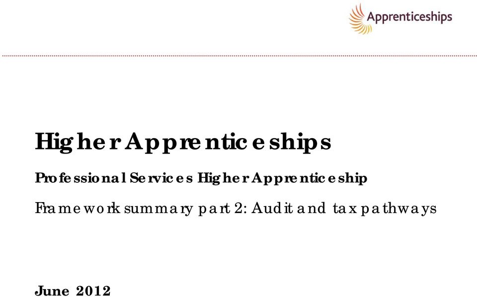 Apprenticeship Framework