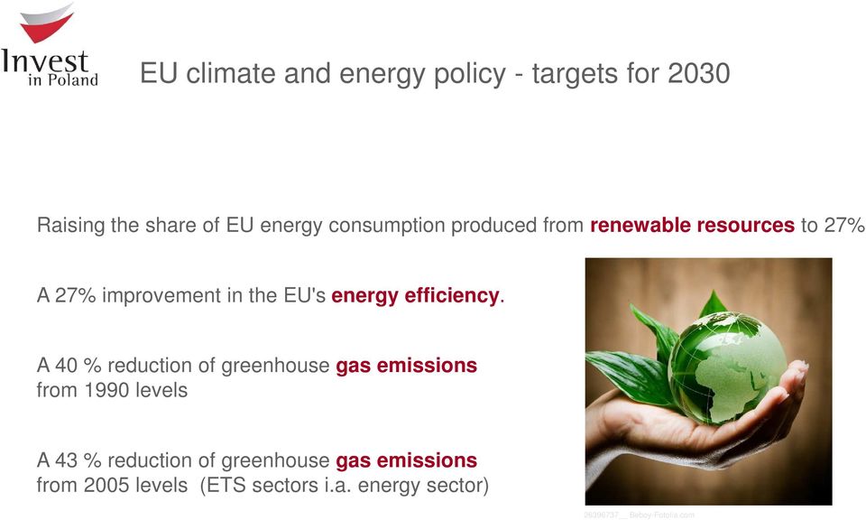 A 40 % reduction of greenhouse gas emissions from 1990 levels A 43 % reduction of