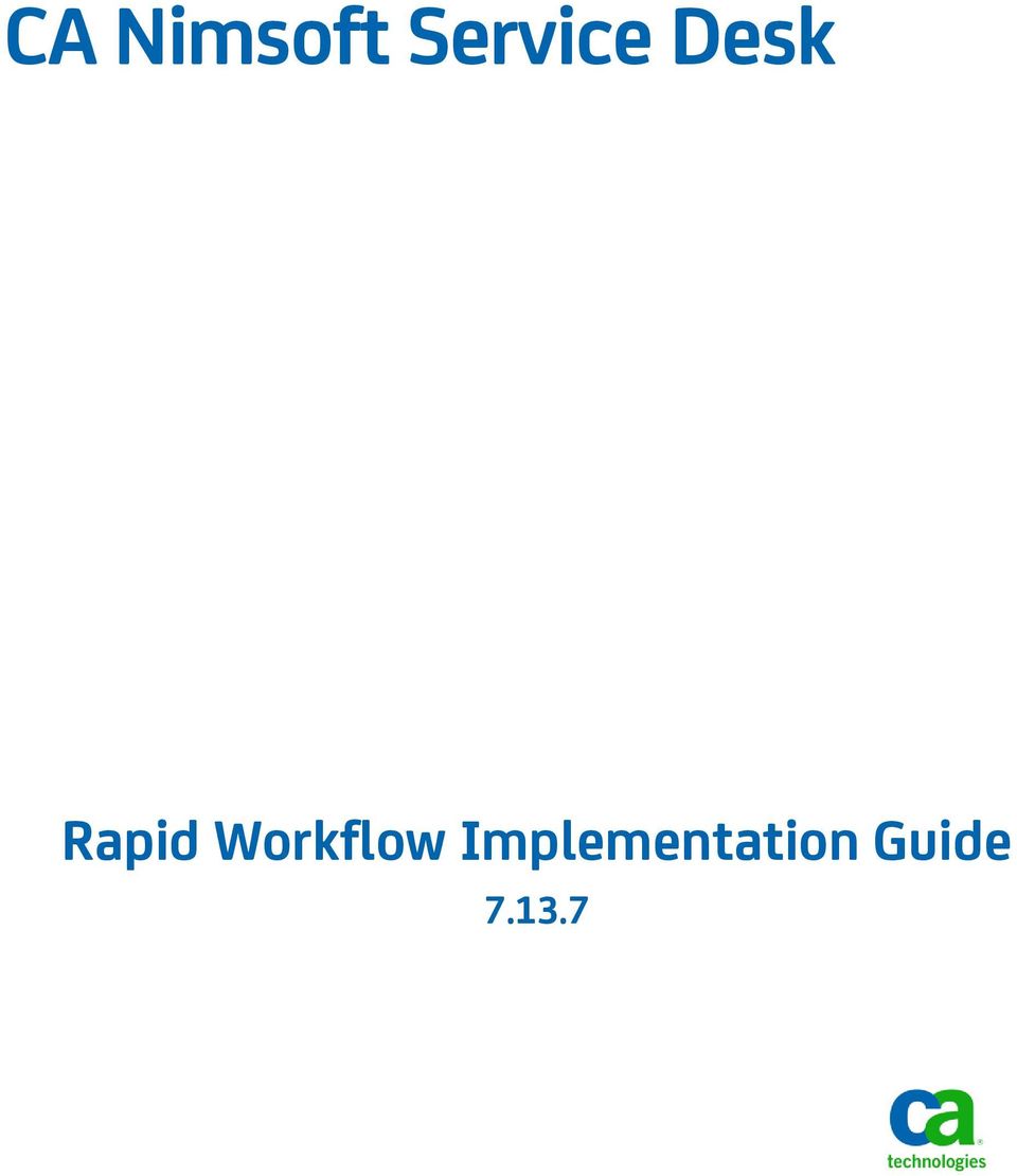Rapid Workflow