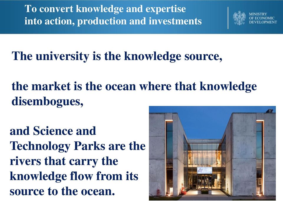 ocean where that knowledge disembogues, and Science and Technology