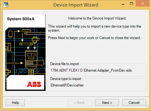 Section 3 Device Import Wizard Converting an EDS File to a Hardware Unit Type Figure 7.