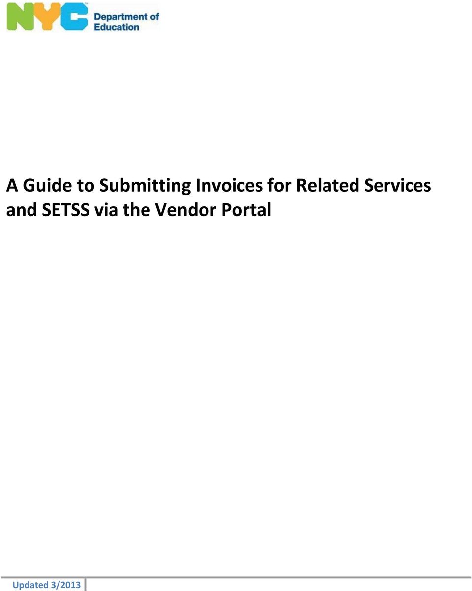 Services and SETSS via