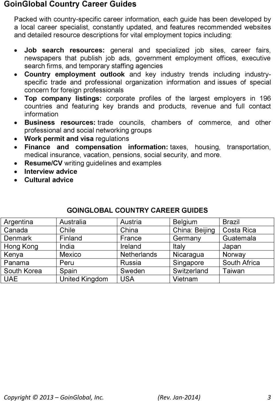 offices, executive search firms, and temporary staffing agencies Country employment outlook and key industry trends including industryspecific trade and professional organization information and