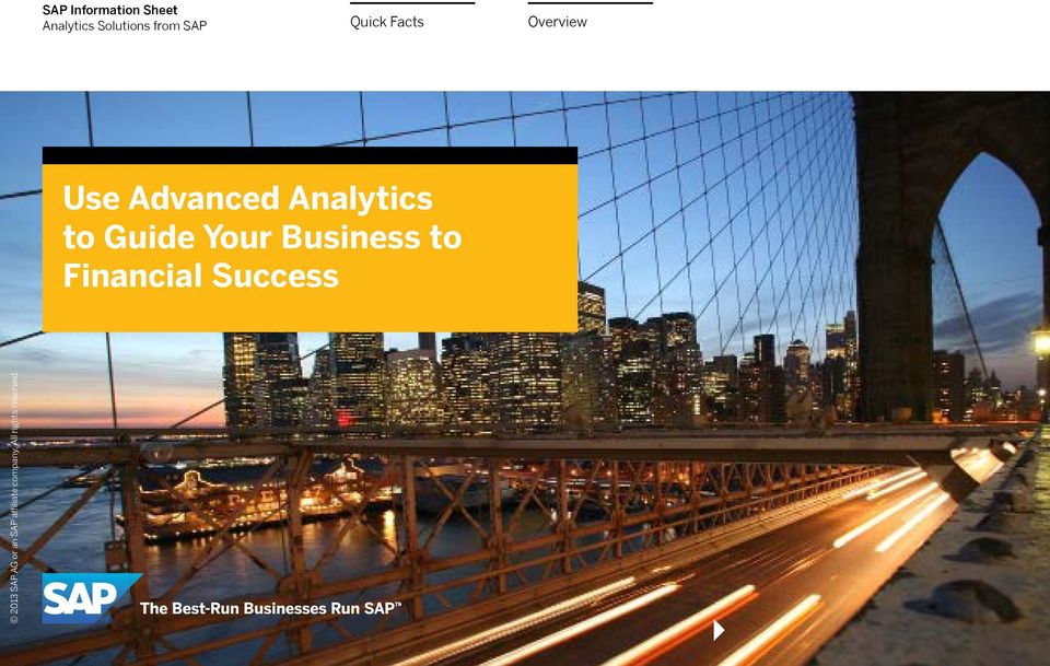 Use Advanced Analytics to Guide