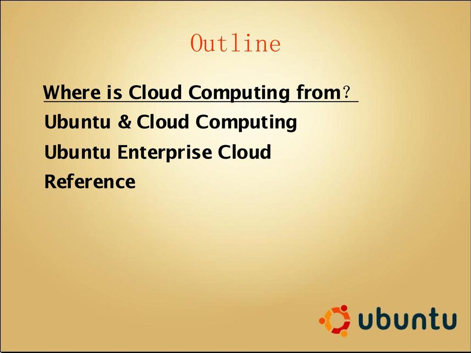 Ubuntu & Cloud Computing
