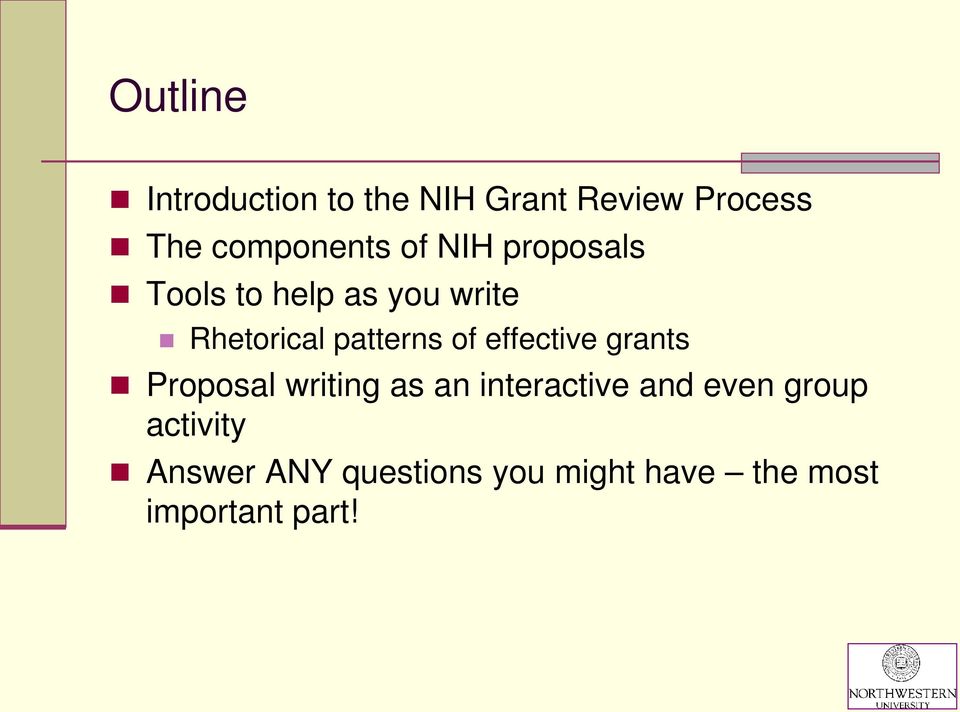effective grants Proposal writing as an interactive and even group