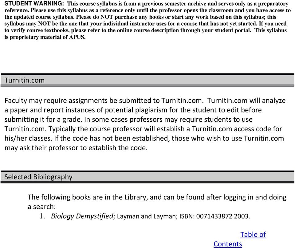 In some cases professors may require students to use Turnitin.com. Typically the course professor will establish a Turnitin.com access code for his/her classes.