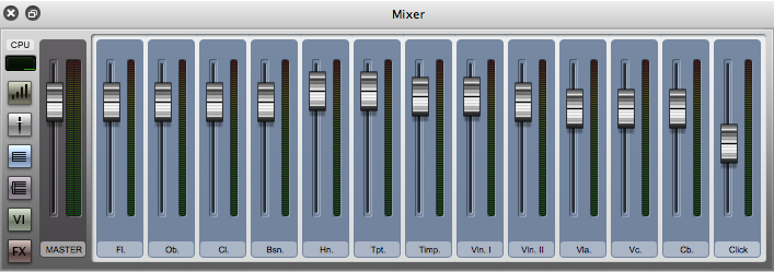 Support Topics Instruments being too loud/low in volume. Reset all mixer levels. Make sure your mixer levels in Sibelius are reset.