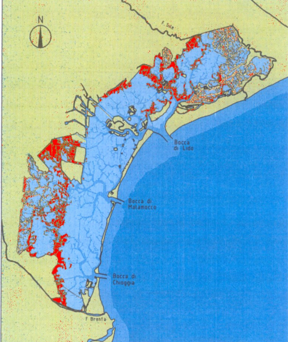 Long-Term Morphological Modelling of Venice Lagoon Developing ASMITA-Venice 1901 1970 Z 2839 October, 2004 1930 1987 Salt marshes Figure 3-