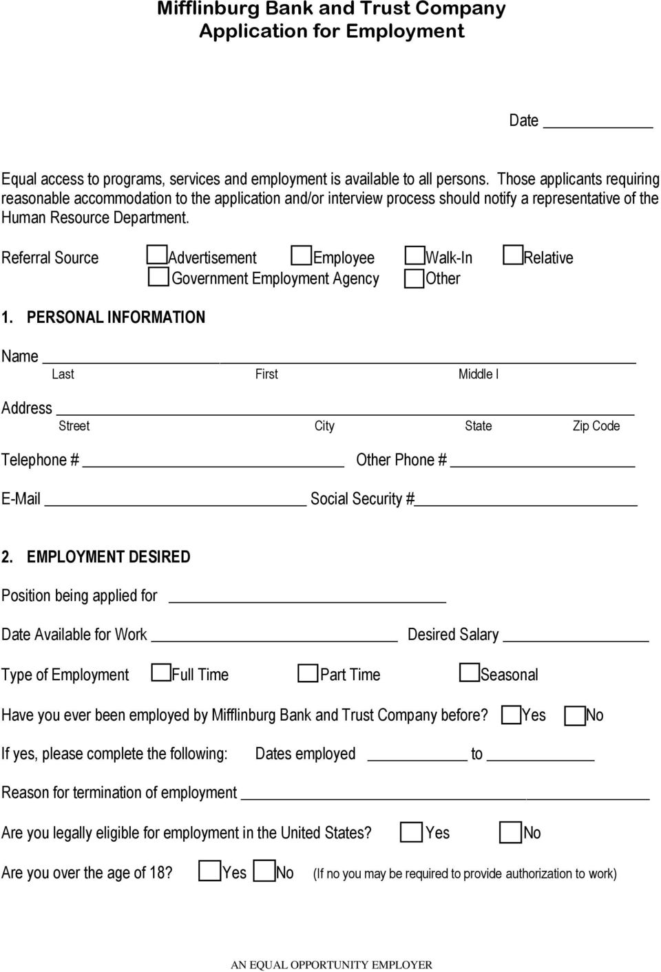 Referral Source Advertisement Employee Walk-In Relative Government Employment Agency Other 1.