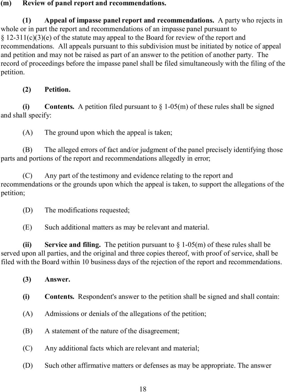 recommendations. All appeals pursuant to this subdivision must be initiated by notice of appeal and petition and may not be raised as part of an answer to the petition of another party.