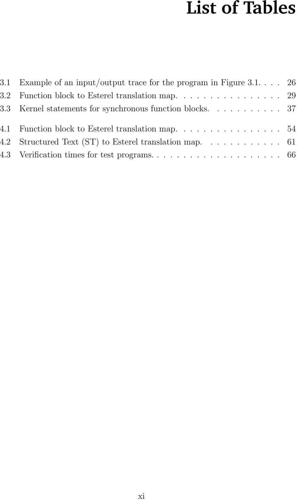 3 Kernel statements for synchronous function blocks........... 37 4.