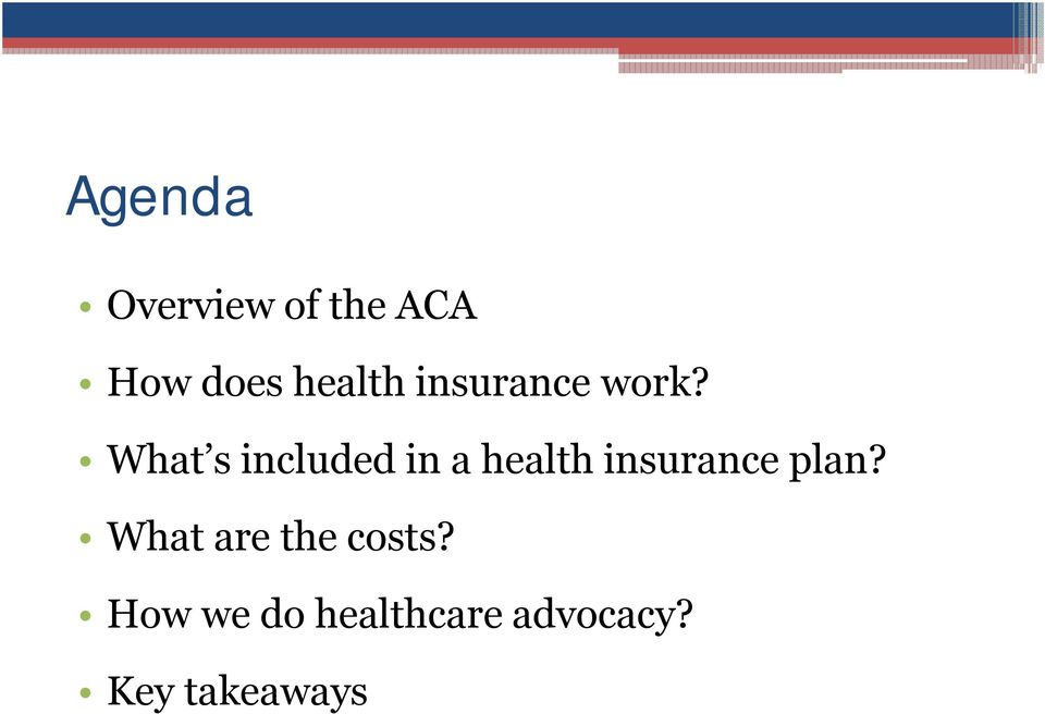What s included in a health insurance