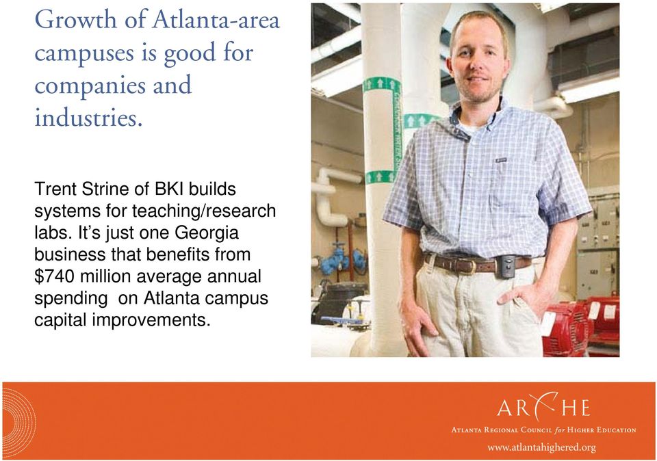 Trent Strine of BKI builds systems for teaching/research labs.