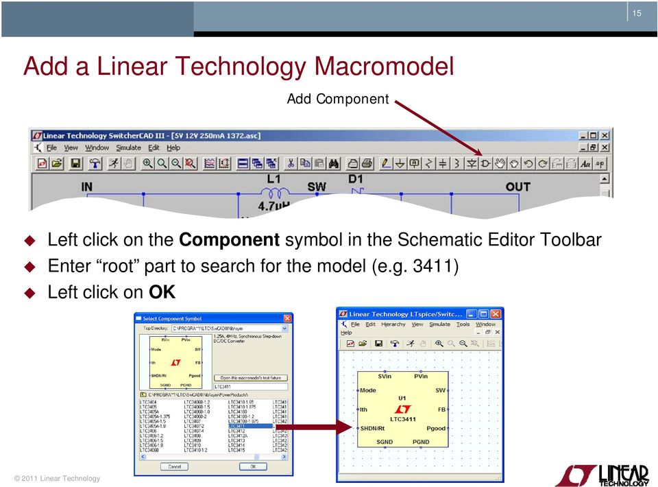 in the Schematic Editor Toolbar Enter root