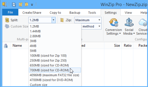 Split Zip Files Figure 4.