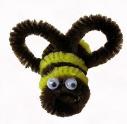 Activity: To remember the importance of the bee in pollination we are going to create our own bee out of pipe cleaners. Each person needs one yellow and one & ½ black pipe cleaners, and a pencil.